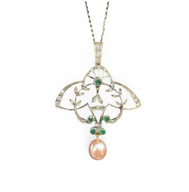 Подвеска в стиле art nouveau 