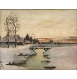 Rundguist A. "Зимовий пейзаж"