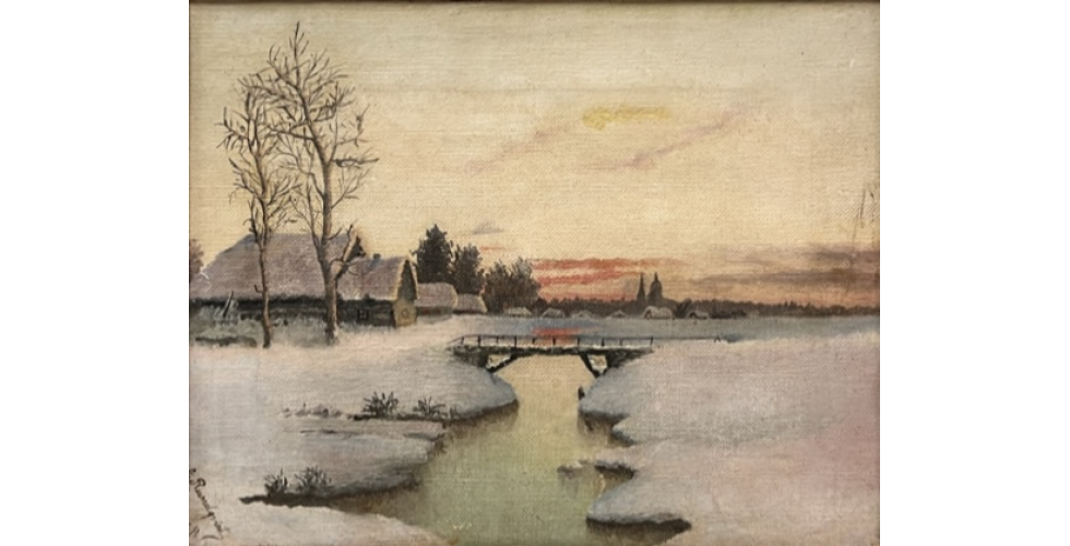Rundguist A. "Зимовий пейзаж"