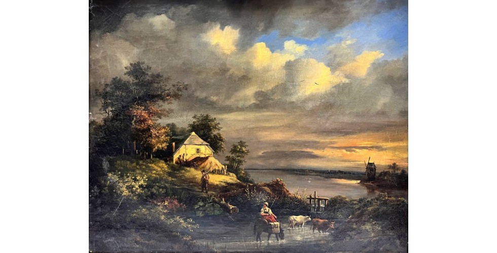 Європейський художник XIX ст. "Голландський пейзаж"