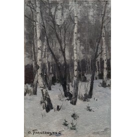 Пламеницький А. "Берези в снігу"