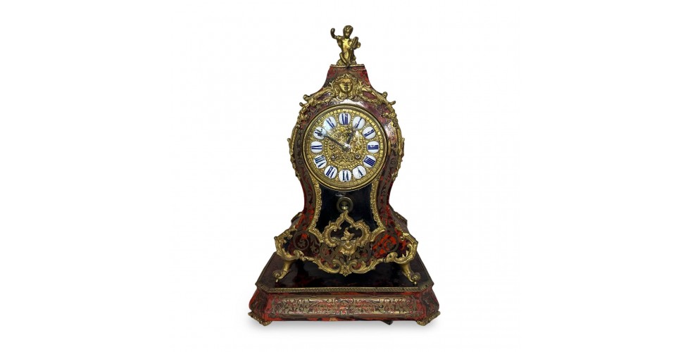 Камінний годинник в стилі "Буль" (Boulle)